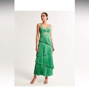 The A&F Gisselle pleated dress